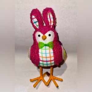 Spritz Featherly Friends TINT Plaid Easter Spring Target Bird Figurine Decor NWT